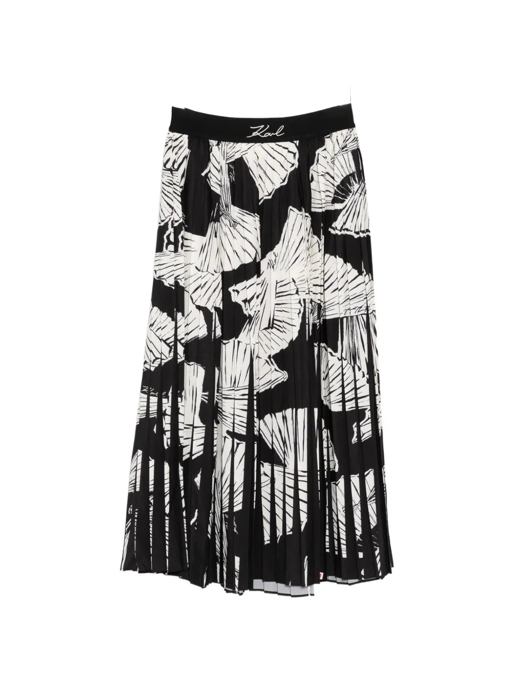 Karl Lagerfeld Commercial midi skirt - Nero