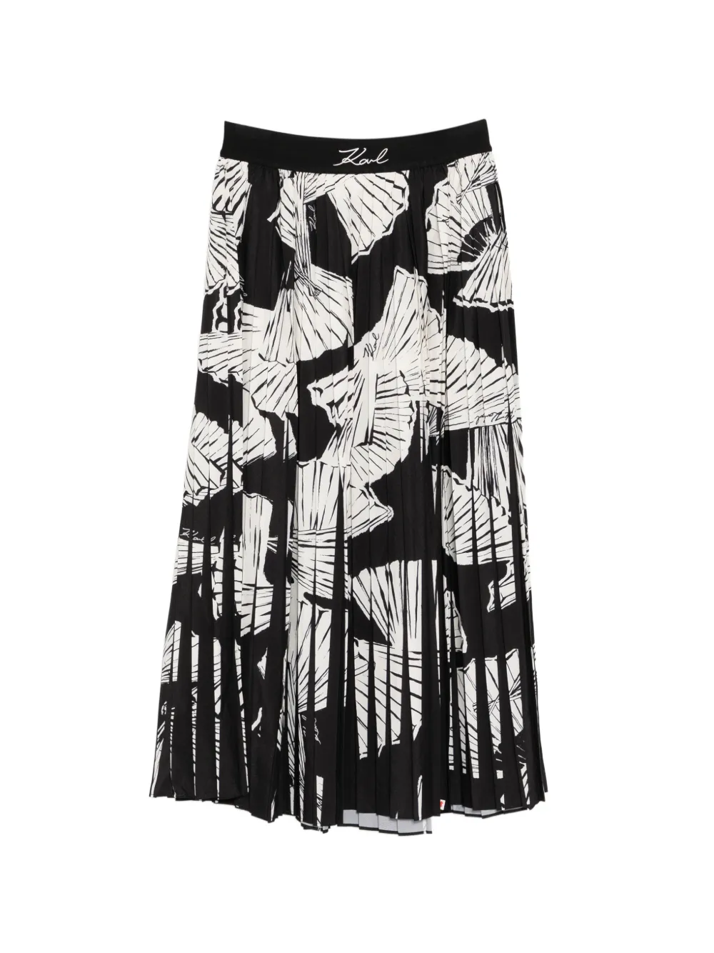 Karl Lagerfeld Commercial midi skirt - Nero