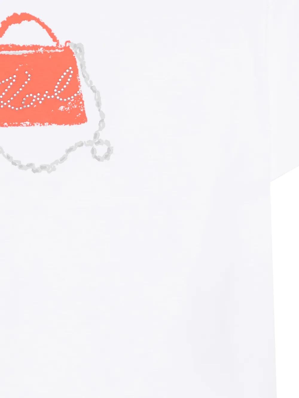 Karl Lagerfeld Katoenen T-shirt met grafische print Wit