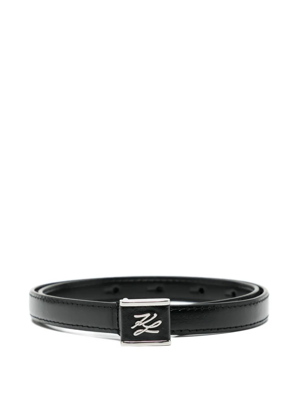 Karl Lagerfeld Kautograpgh belt - Nero