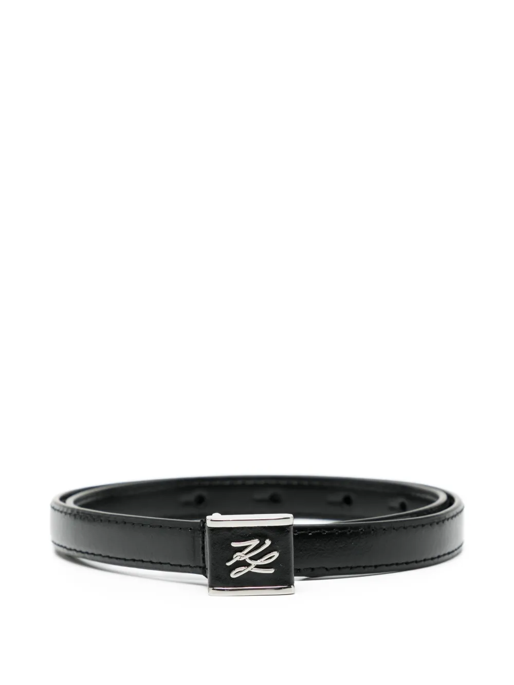 Karl Lagerfeld Kautograpgh belt - Nero