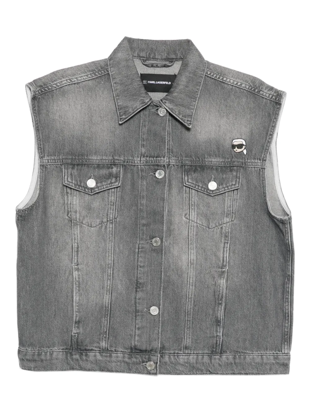 Karl Lagerfeld Ikon gilet - Grau