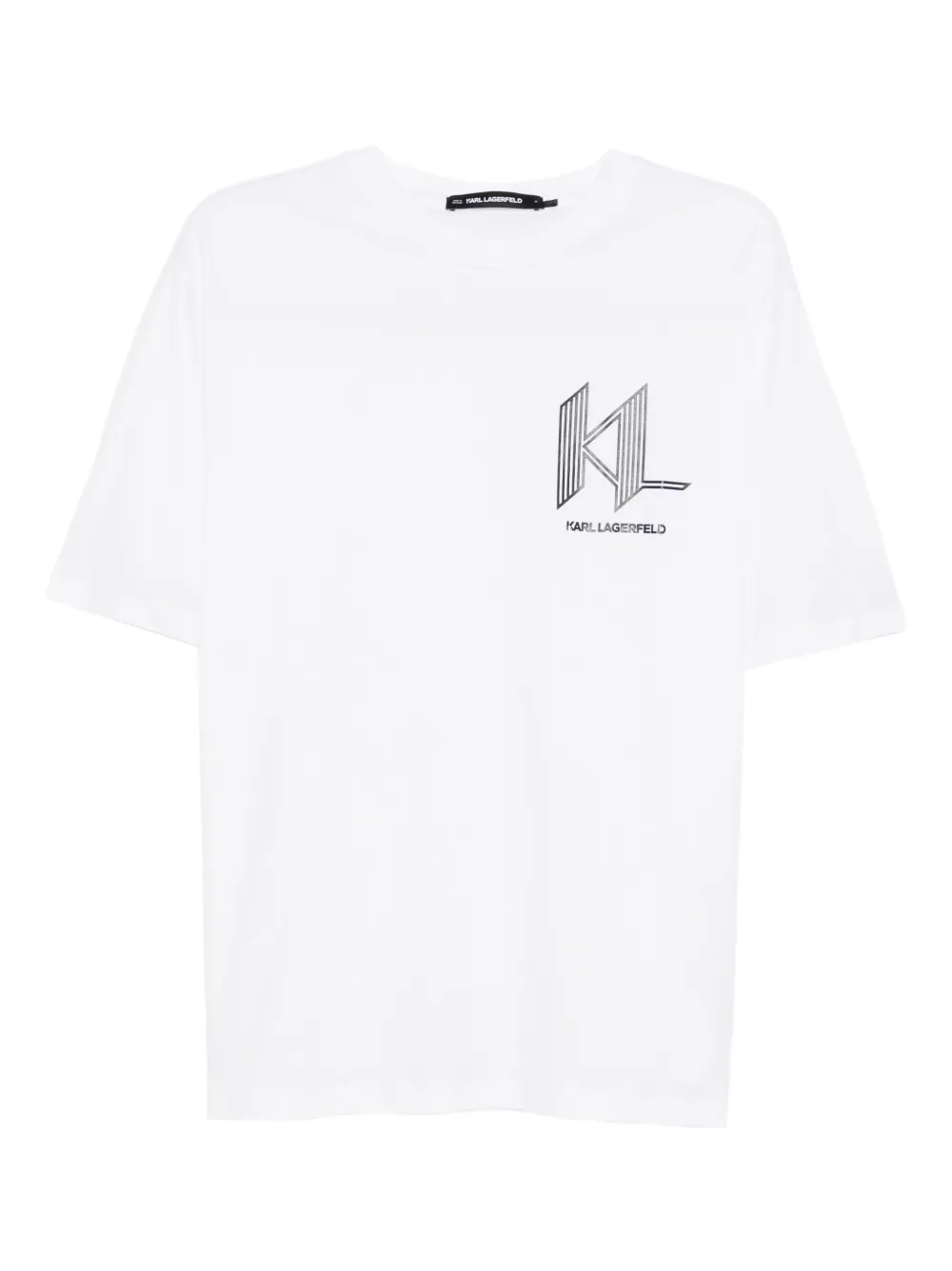 Karl Lagerfeld Artwork K T-shirt - Bianco