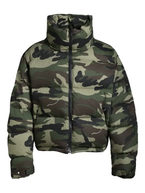 BREATH camouflage padded jacket