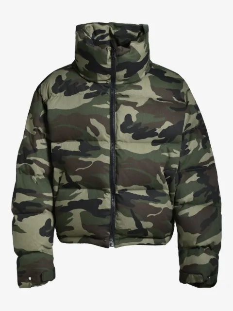 BREATH camouflage padded jacket