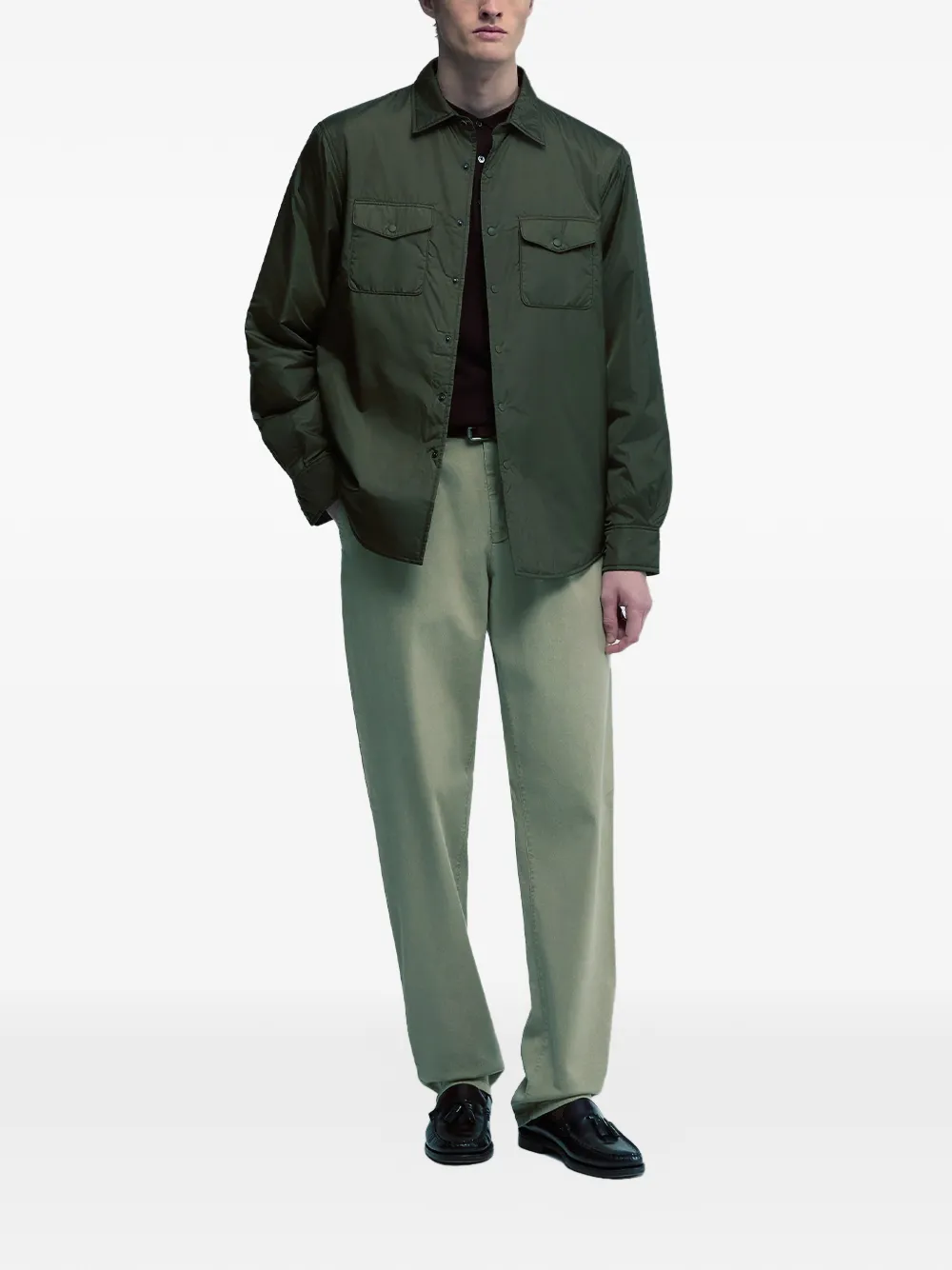 ASPESI pocket shirt - Groen