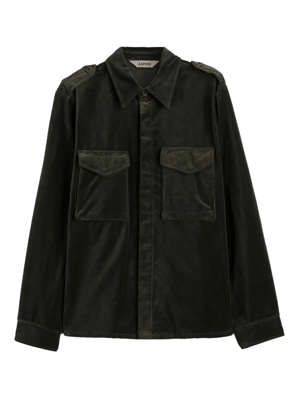 ASPESI camisa con hombros descubiertos | verde | Image 1