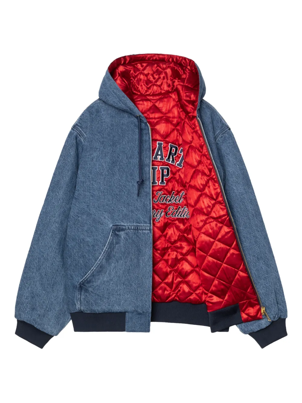 Carhartt Og Active Hooded Reversible Sweatshirt In Animal Print