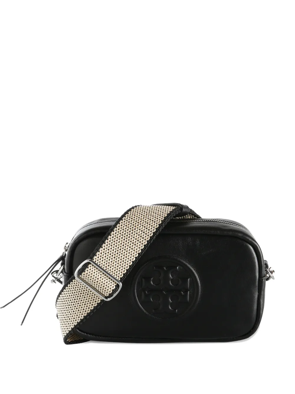 Tory Burch mini Miller leather cross body bag - Nero