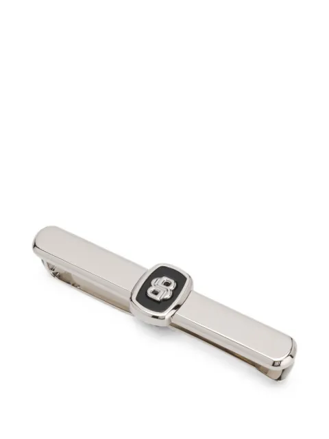 BOSS logo-plaque tie clip