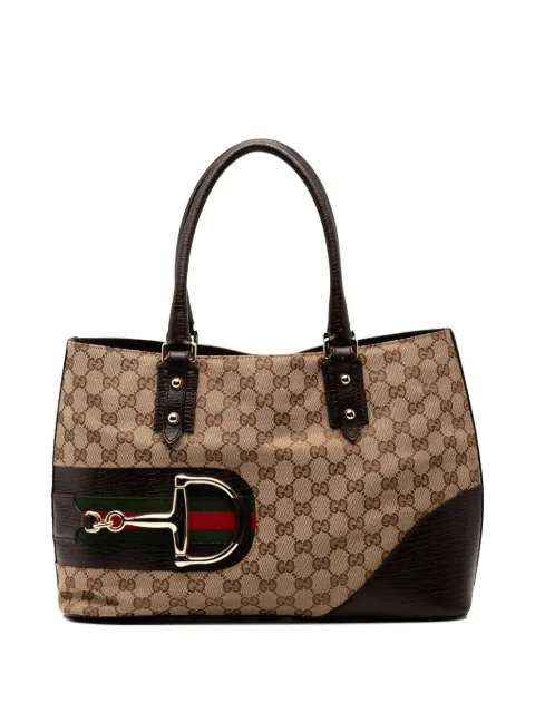 Gucci Pre-Owned 2000-2015 GG Canvas Hasler Web tote bag