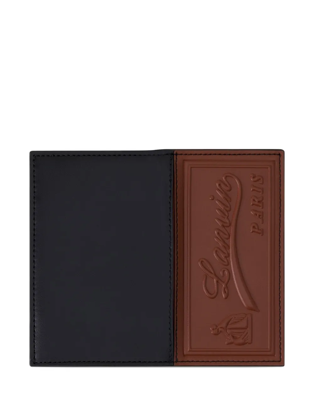 Lanvin Portemonnee met reliëf Bruin