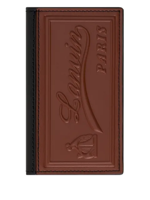 Lanvin embossed bifold wallet