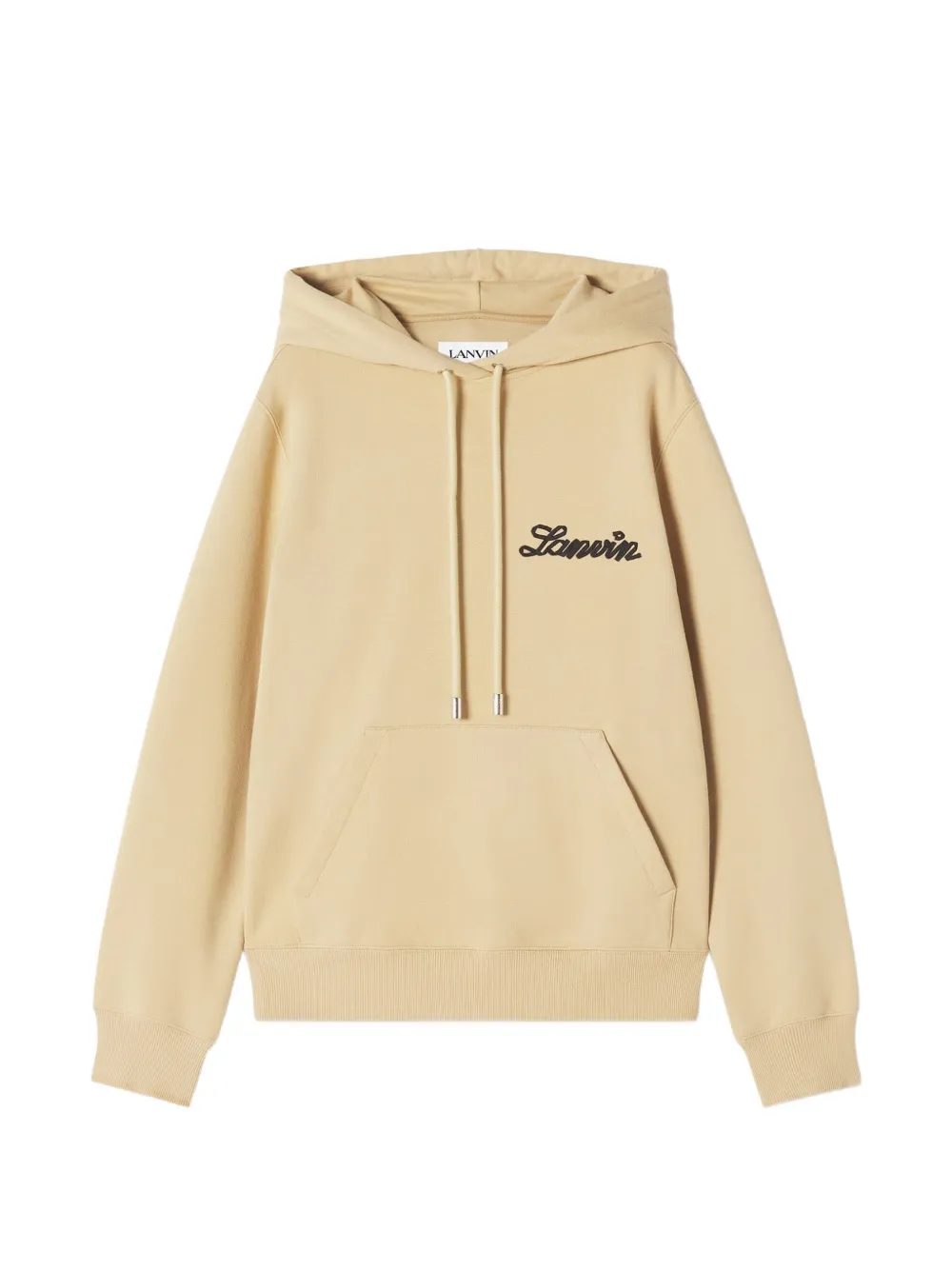 Lanvin Hoodie met logodetail Beige