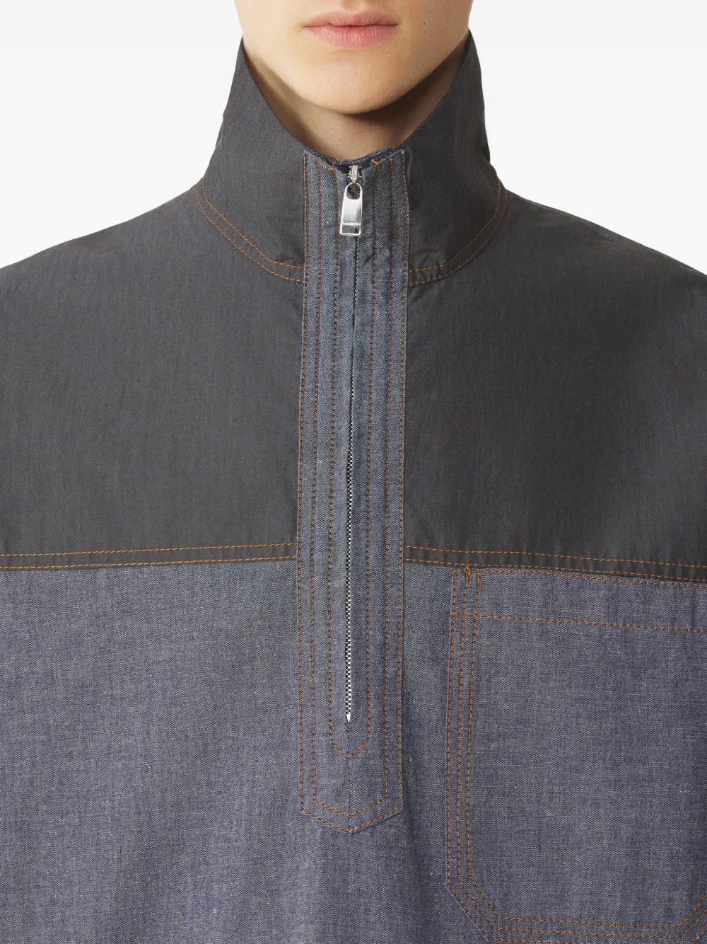 Lanvin Overhemd met borstzak Blauw