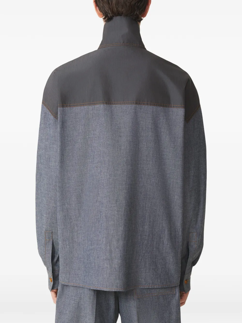 Lanvin Overhemd met borstzak Blauw