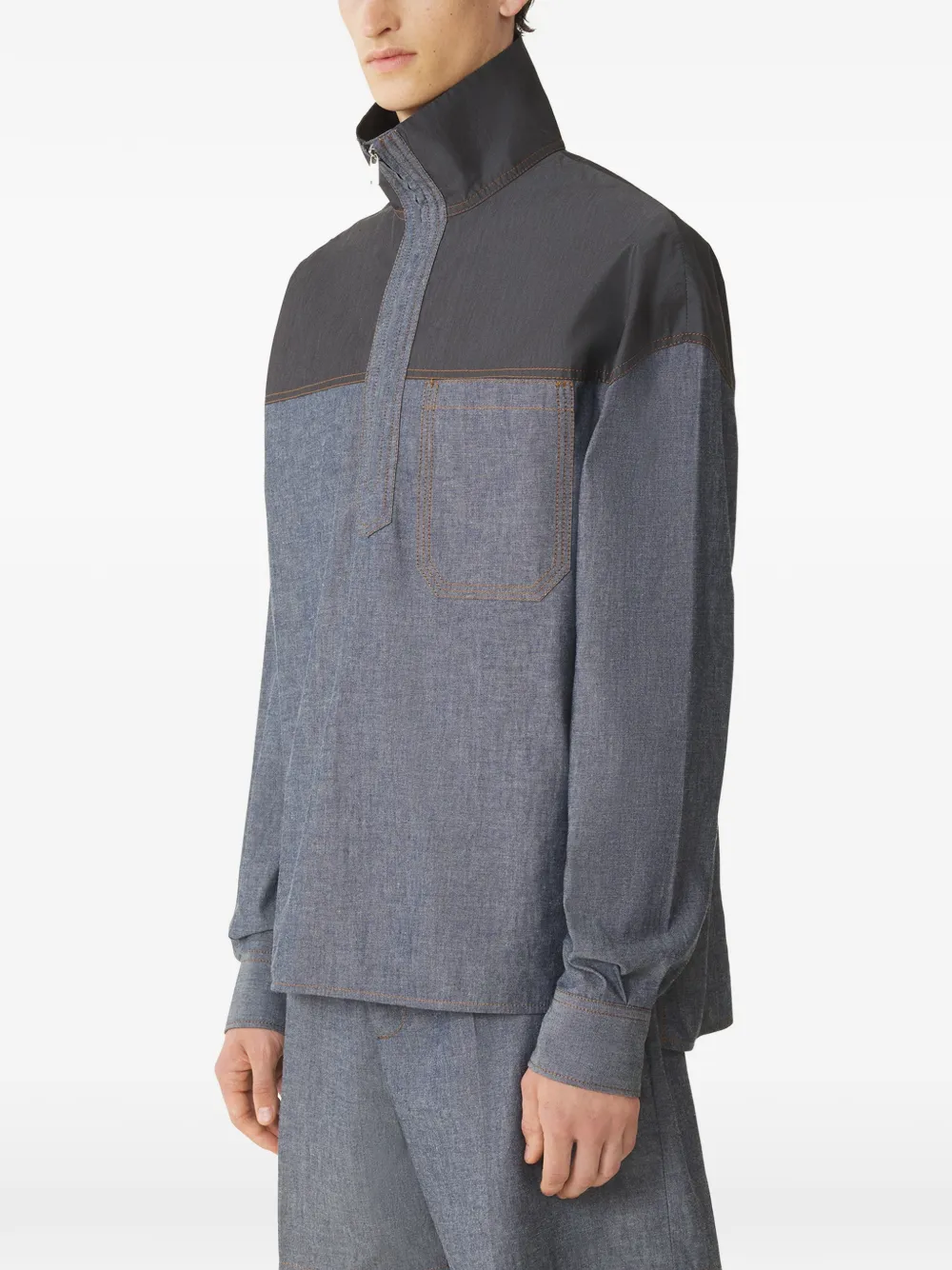  Lanvin Chest-pocket Shirt - Blue 
