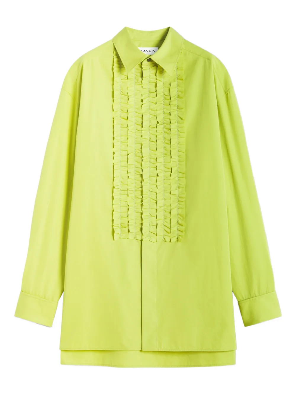 Lanvin ruffled shirt - Yellow