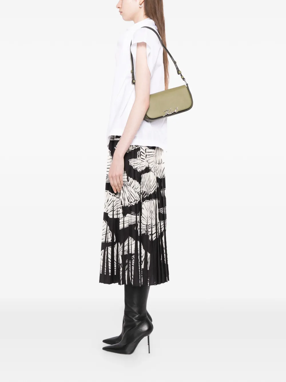  Karl Lagerfeld Crossbody Bag - Green 