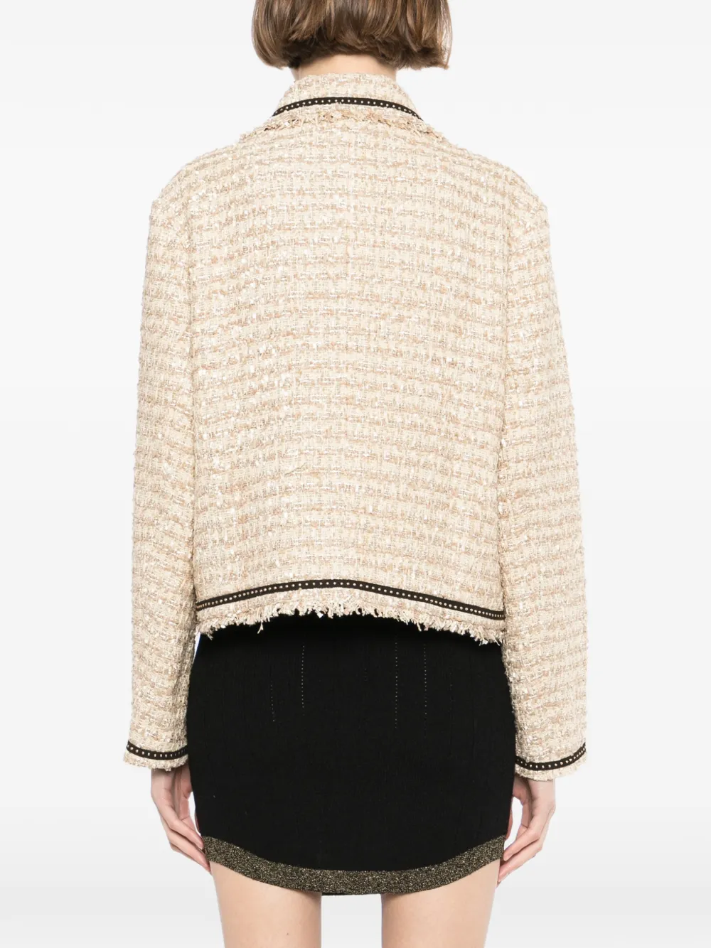 Karl Lagerfeld Bouclé jack Beige