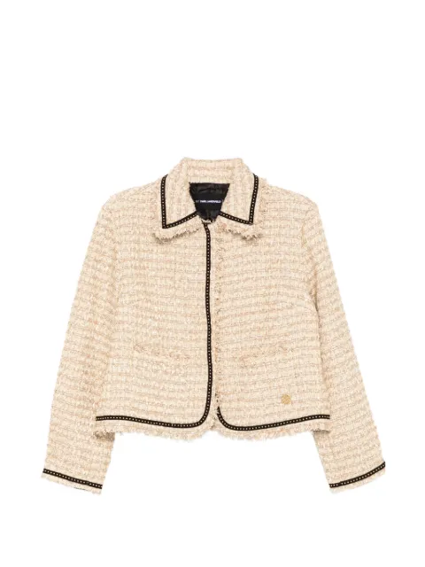Karl Lagerfeld Bouclé-Jacke