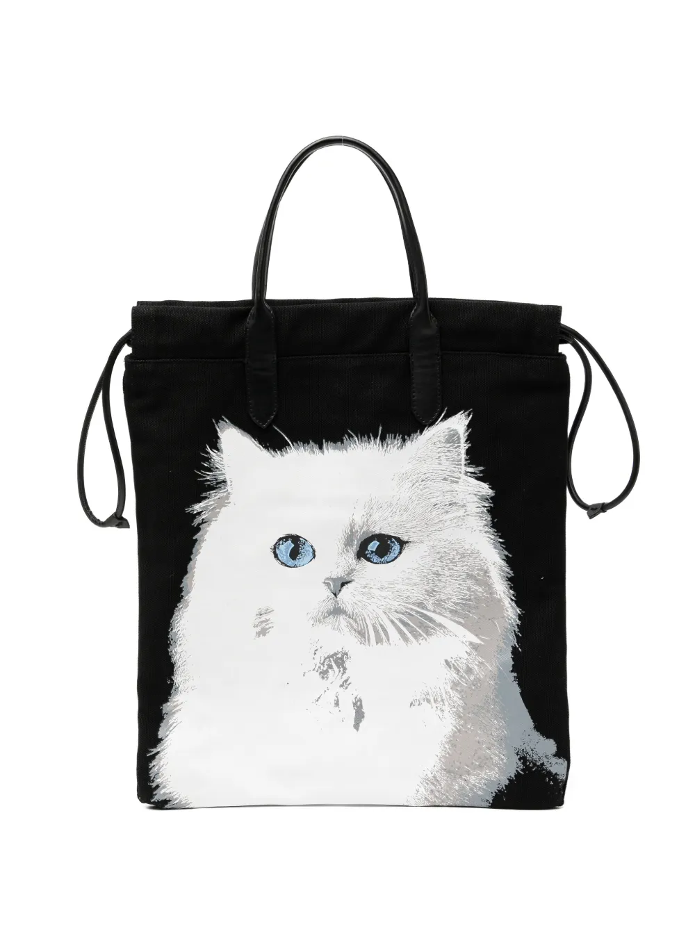 Karl Lagerfeld Borsa tote Ikon Choupette Rev NS - Nero