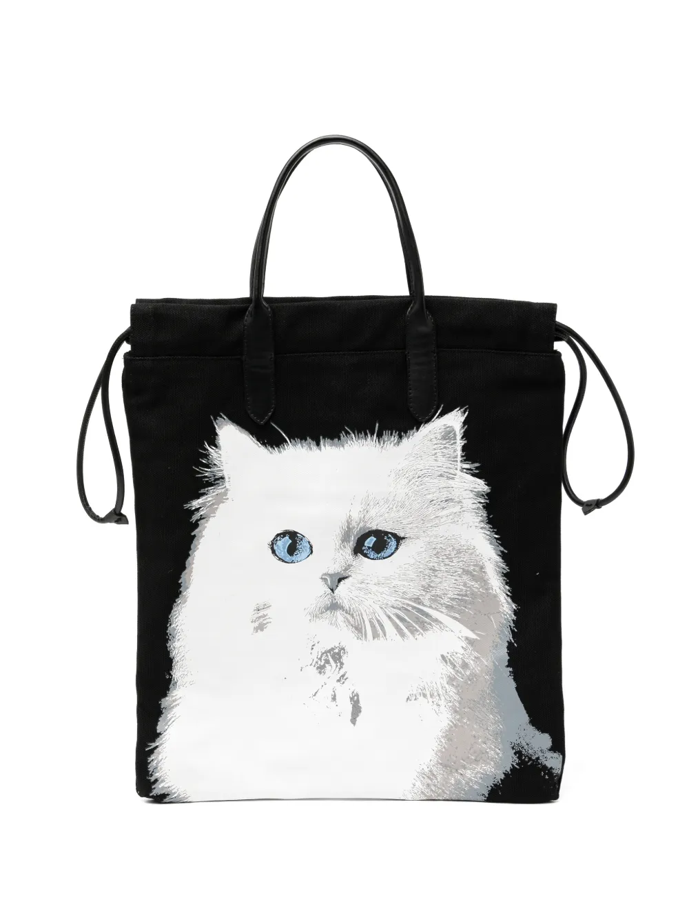 Karl Lagerfeld Borsa tote Ikon Choupette Rev NS - Nero