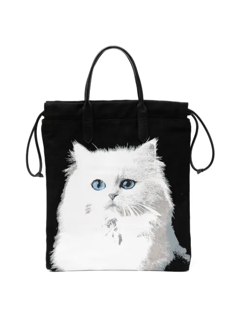 Karl Lagerfeld Ikon Choupette Rev NS tote bag