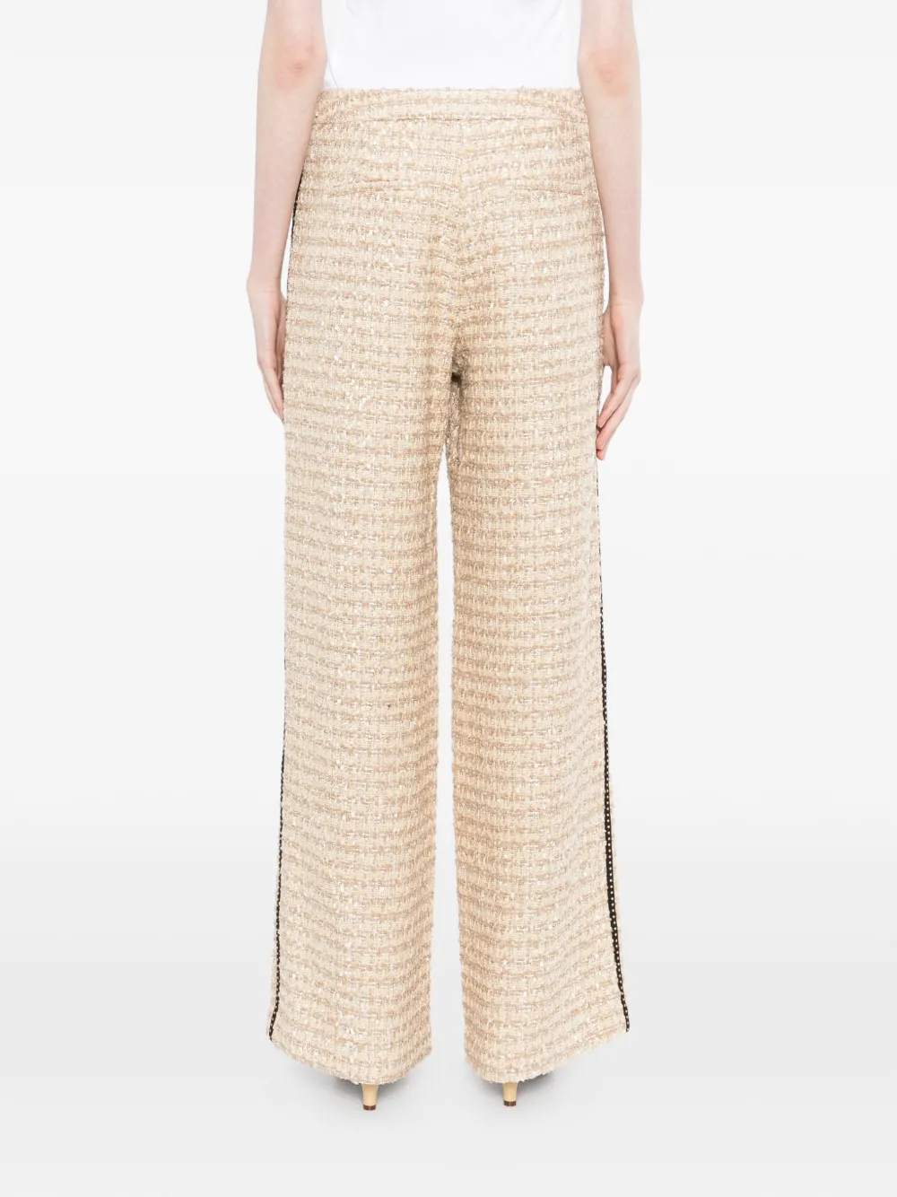 Karl Lagerfeld Bouclé broek Beige