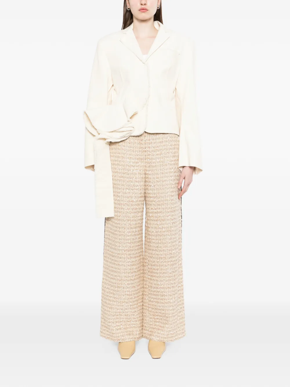  Karl Lagerfeld Boucle Trousers - Neutrals 
