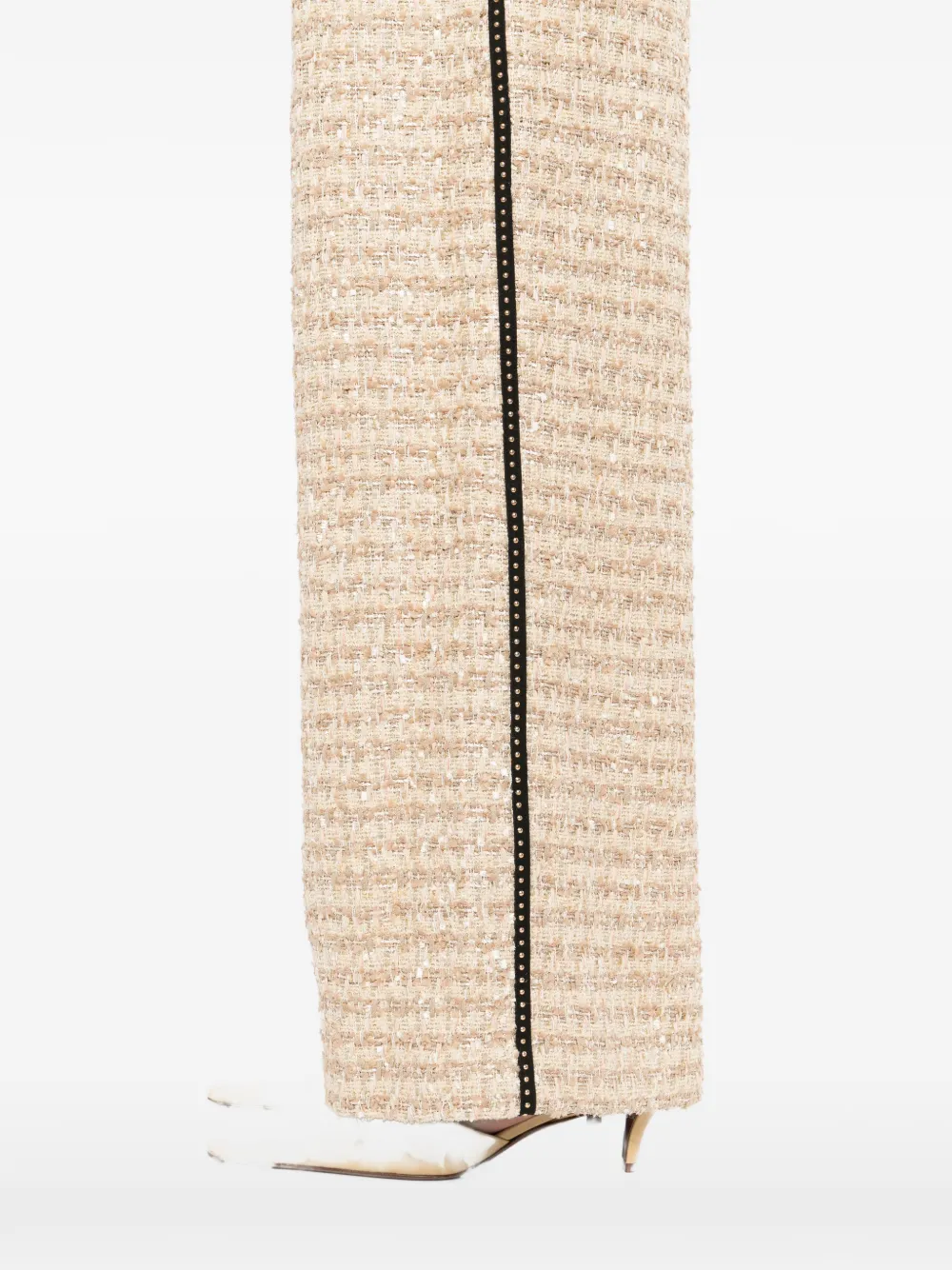 Karl Lagerfeld Bouclé broek Beige