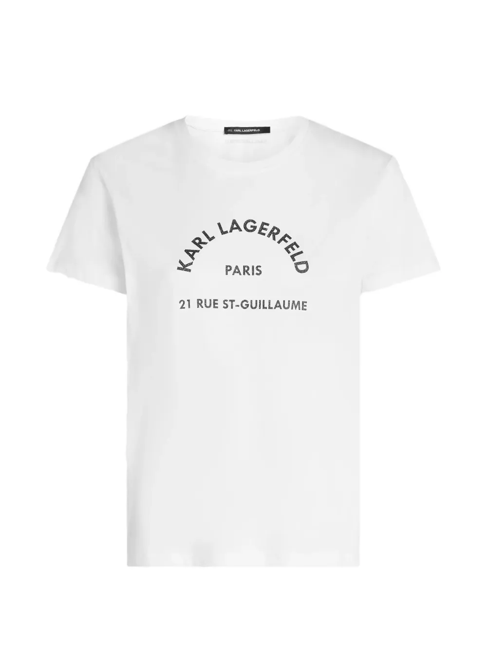 Karl Lagerfeld RSG Glitter T-shirt - Weiß