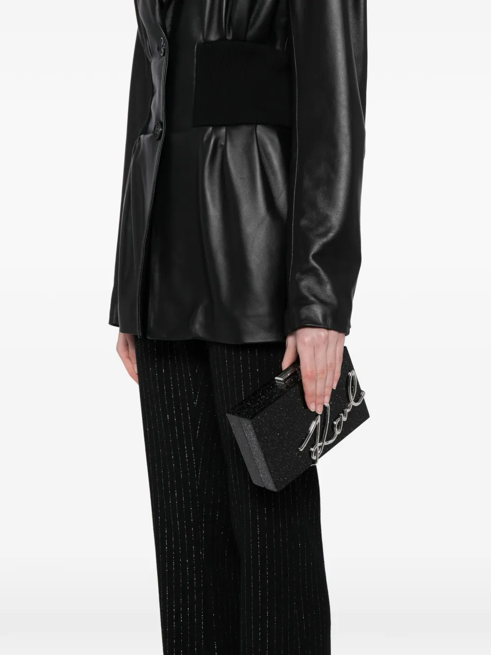 Karl Lagerfeld Ksoiree clutch bag - Nero