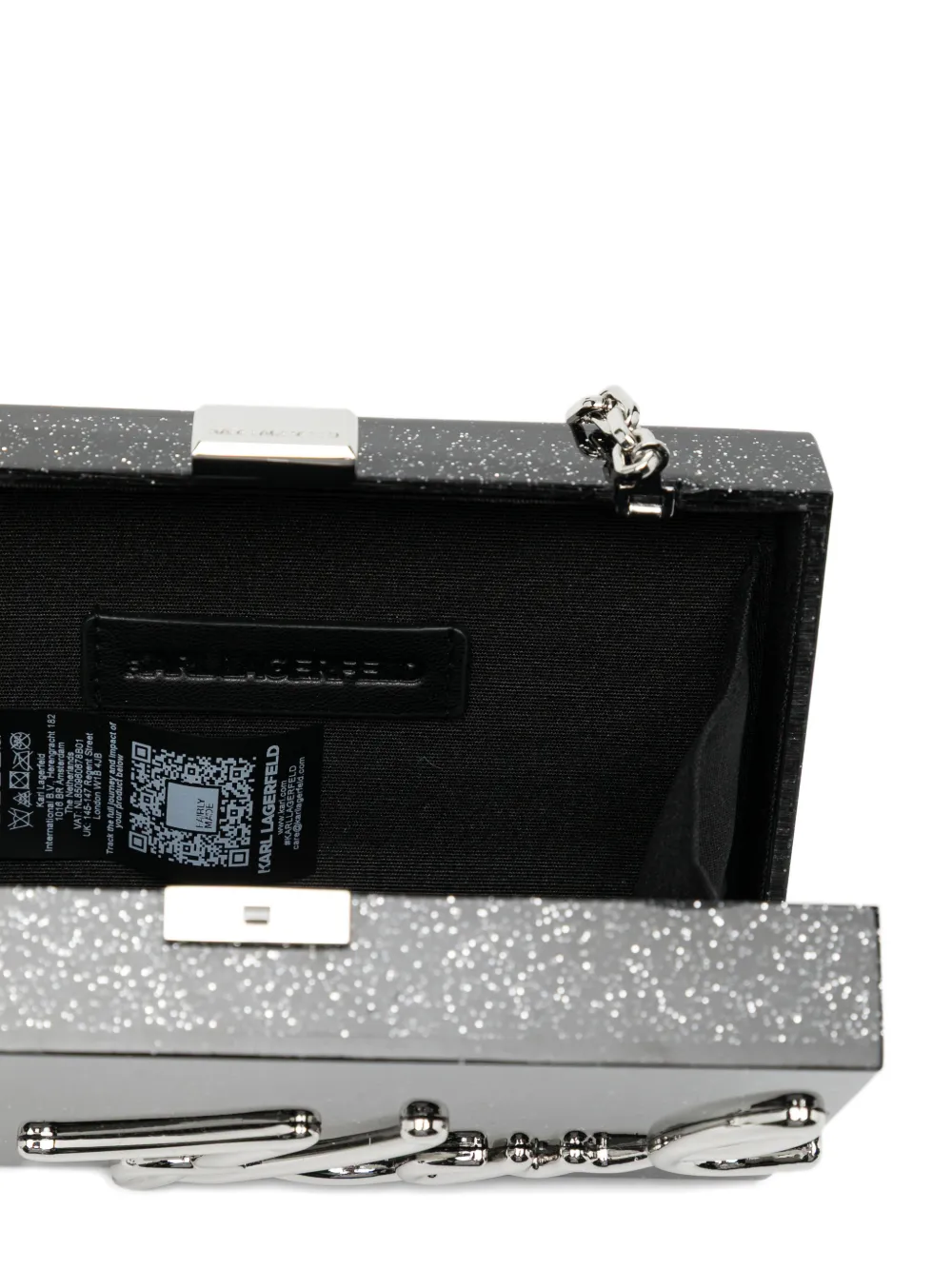Karl Lagerfeld Ksoiree clutch Zwart