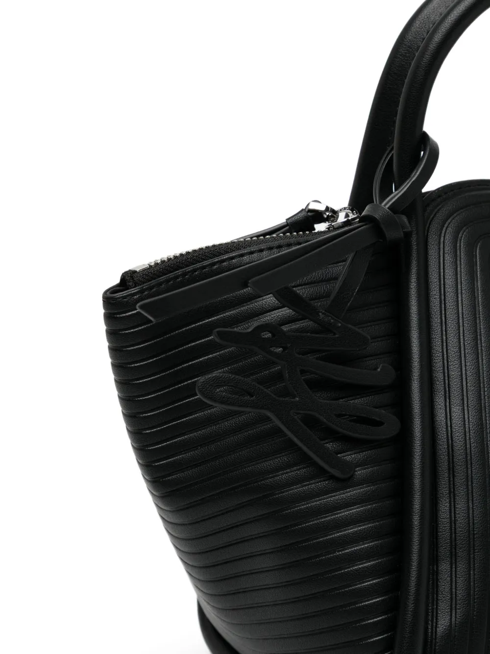Karl Lagerfeld Wellen shopper Zwart