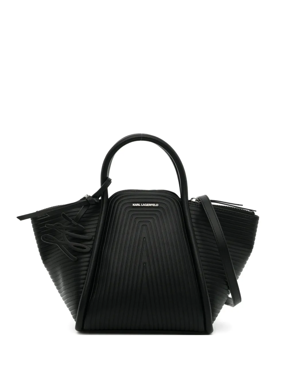 Karl Lagerfeld Wellen tote bag - Nero