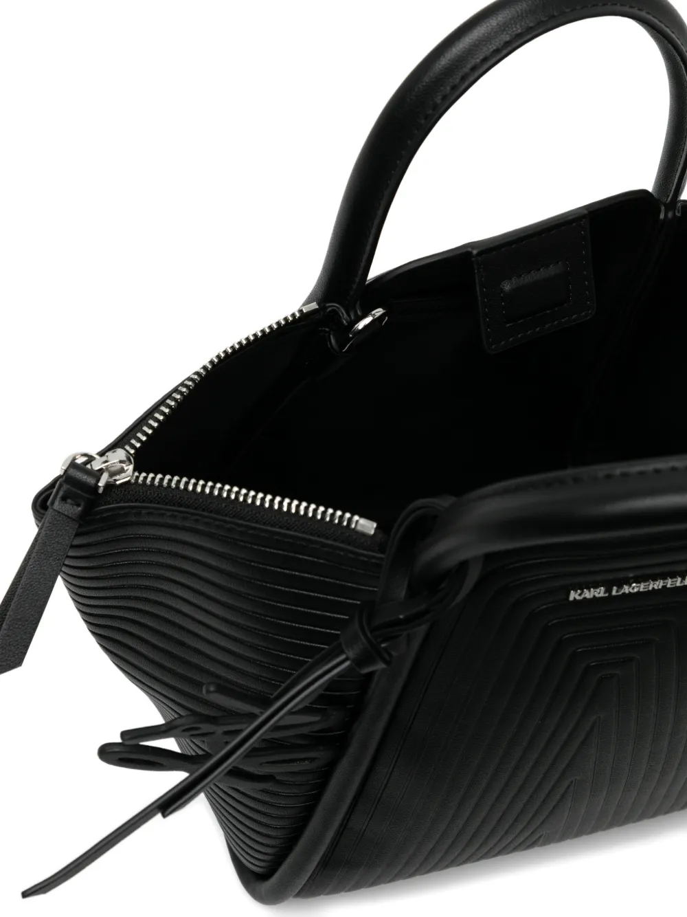 Karl Lagerfeld Wellen shopper Zwart