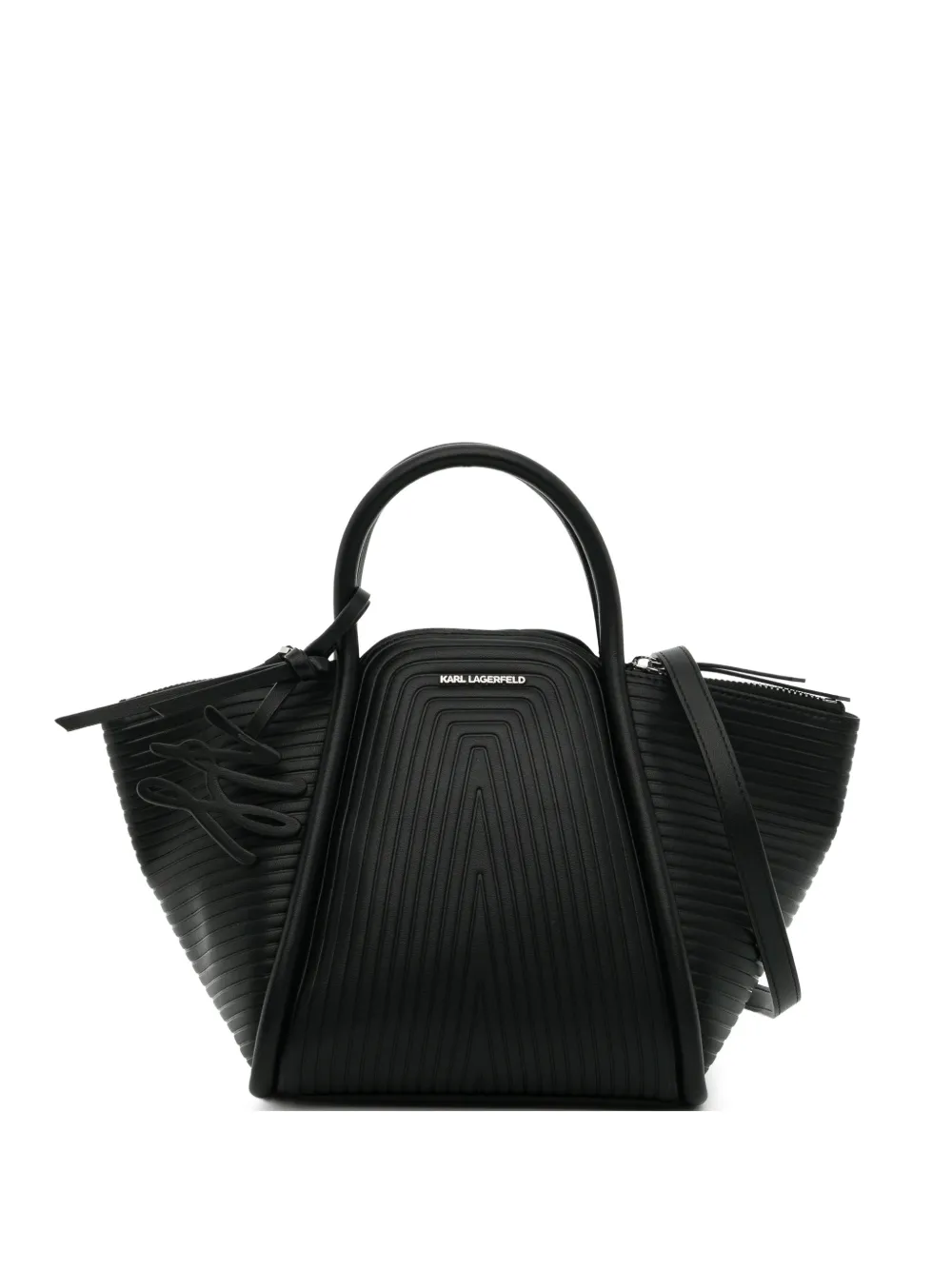 Karl Lagerfeld Wellen tote bag - Nero