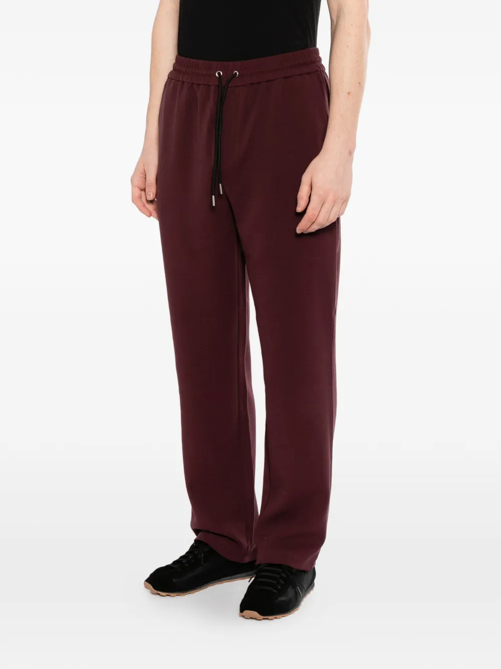 Karl Lagerfeld Broek met logoplakkaat Rood