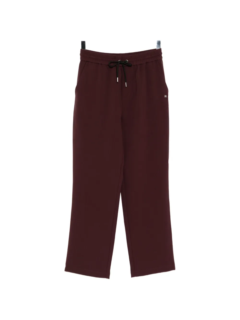 Karl Lagerfeld logo-plaque trousers - Rosso