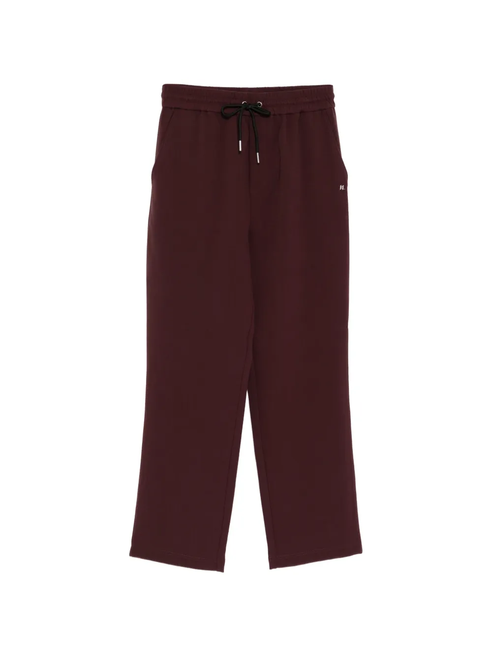 Karl Lagerfeld logo-plaque trousers - Rosso