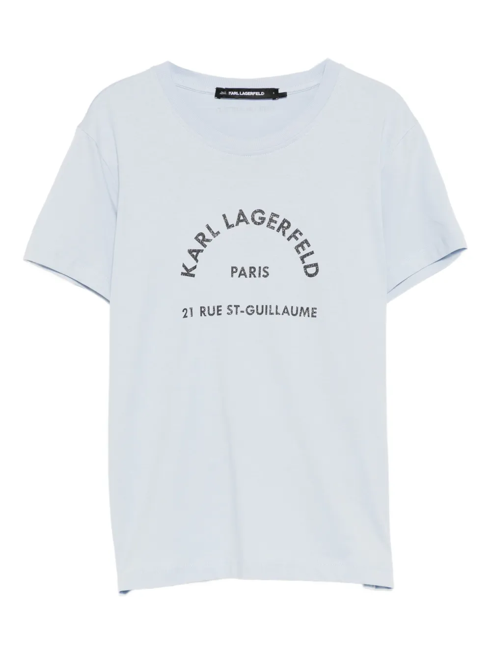 Karl Lagerfeld RSG Glitter T-shirt - Blu