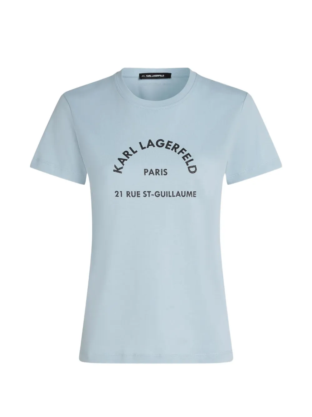 Karl Lagerfeld RSG Glitter T-shirt - Blau