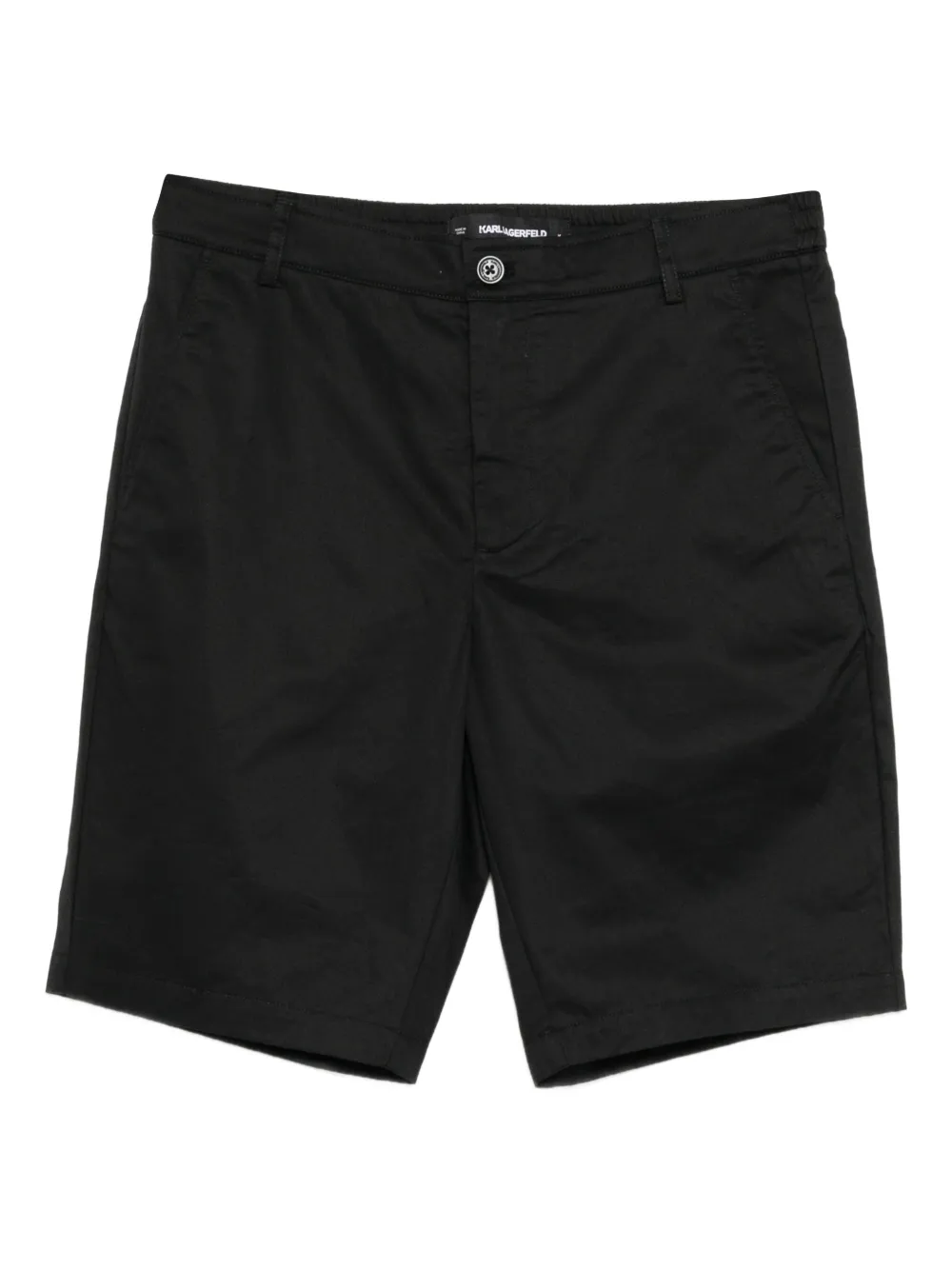 Karl Lagerfeld cotton chino shorts - Black