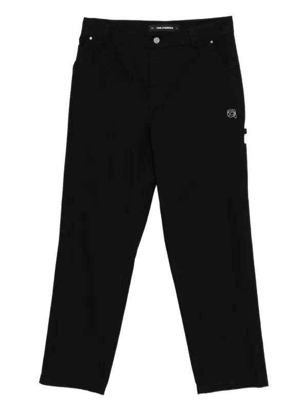 Karl Lagerfeld Ikon パンツ | ブラック | FARFETCH JP