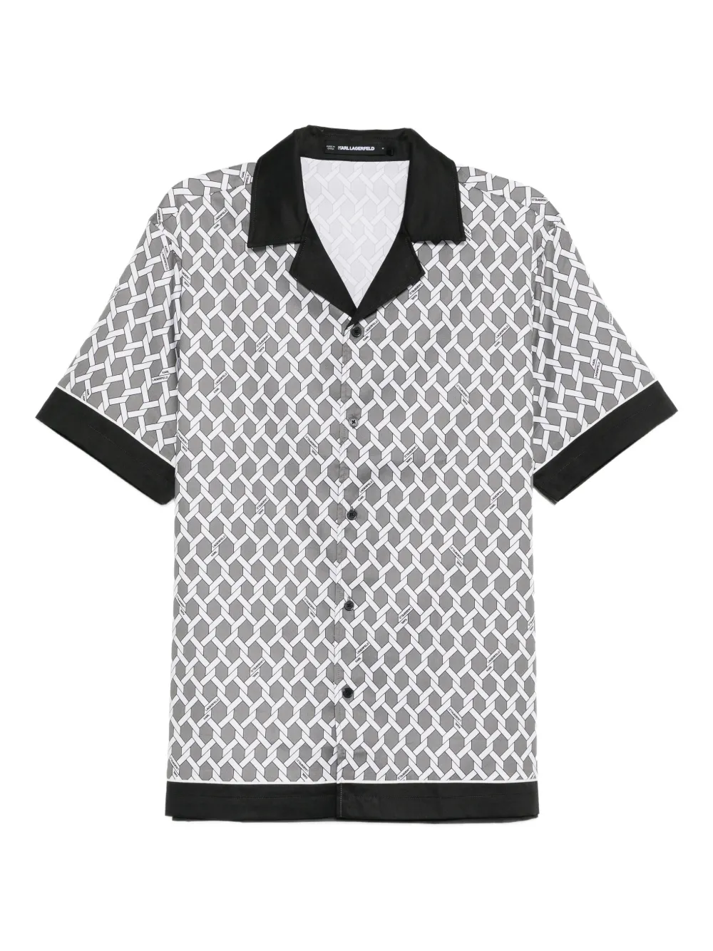 Karl Lagerfeld Aop Sslv shirt - Grey