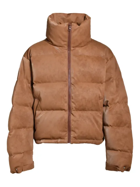 BREATH funnel-neck padded jacket