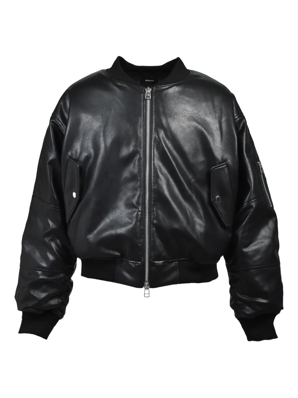 BREATH zip-up bomber jacket | negro | Image 1