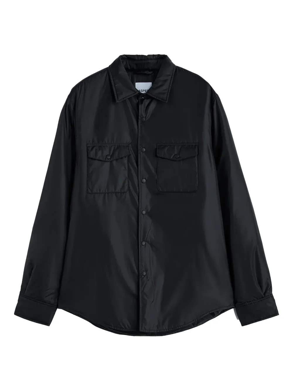 ASPESI 13 Piu pocket buttoned shirt | Black | Image 1
