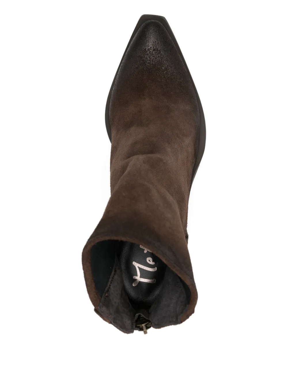 Metisse zip heeled boots Bruin